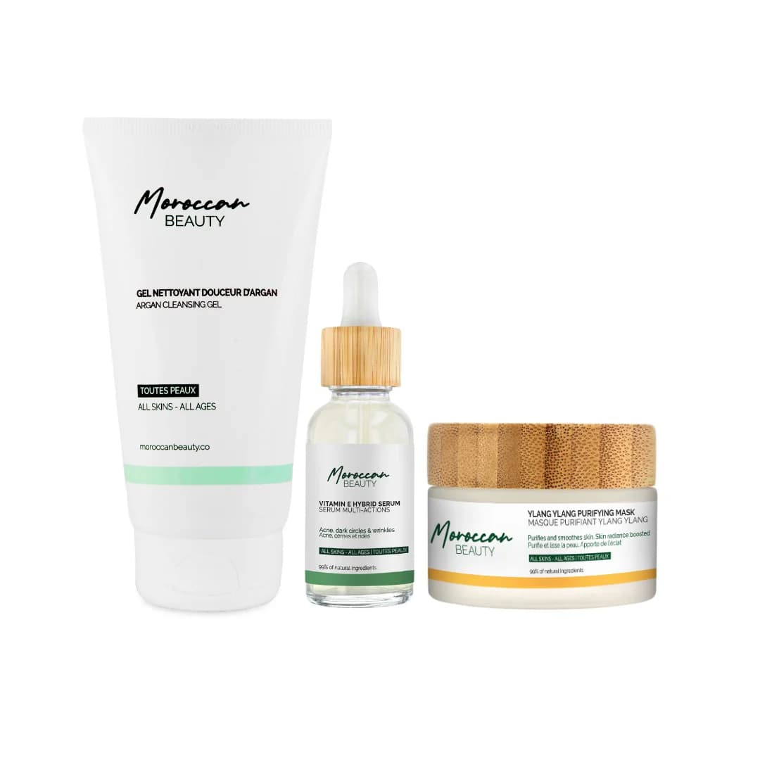 Acne Treat+ Routine - Cleans pores & Treats acne